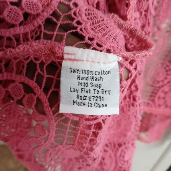 4 Love & Liberty Augusta Crochet Vest in Primrose - Picture 8 of 8